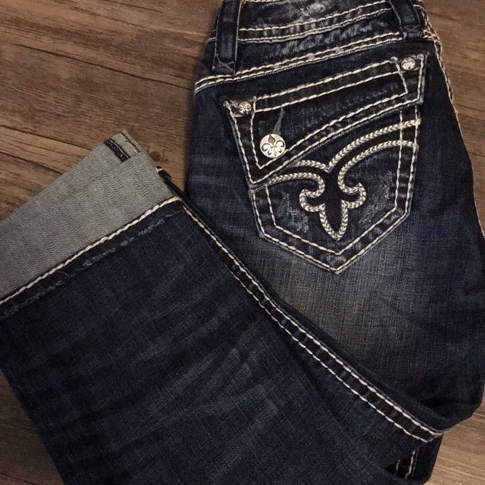 NWT Rock Revival Capri Jeans Size 26